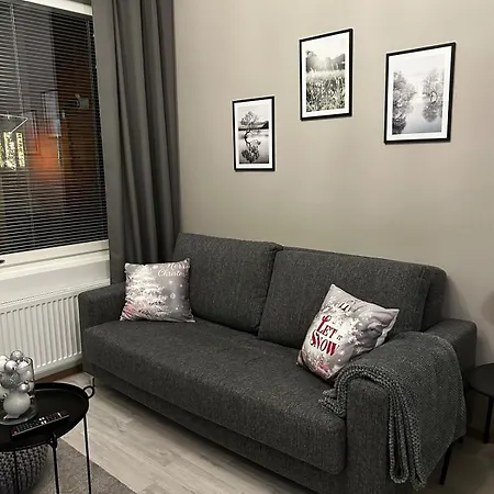 Lägenhet Homenest With Sauna And Warm Garage