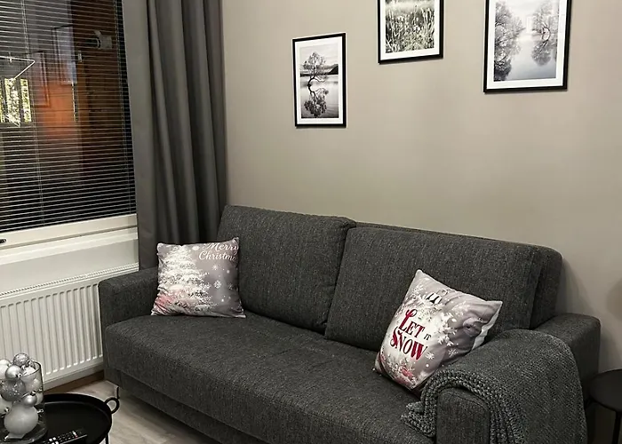 Lägenhet Homenest With Sauna And Warm Garage